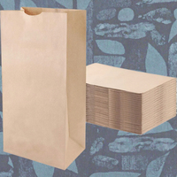 Sac en papier couché recyclé écologique imprimé sur mesure SOS pour la promotion, les expositions, les supermarchés, les achats et l'emballage alimentaire à emporter
