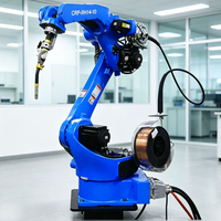 Bras robotisé de soudage automatique industriel à 6 axes, robot de soudage à l'arc pour le soudage de pièces métalliques, prix