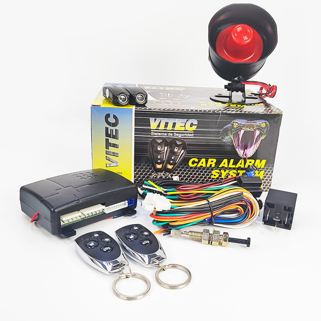 12V Smart Keyless Entry Car Security System Universal Anti-Hijacking Central Locking System One Way Car Alarm