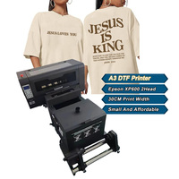 Impresora Industrial A3 DTG LETOP, Plotter Digital Automático Más Rápido para Camisetas, Impresoras de Inyección de Tinta Multicolor para Películas PET