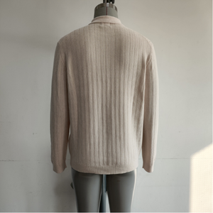 Camiseta de Manga Corta para Hombre <span class=keywords><strong>Bailey</strong></span>, Tejida, de Alta Calidad, Corte Regular, Otoño, Estilo Elegante, Cardigan con Punto Pointelle - Product Image 5