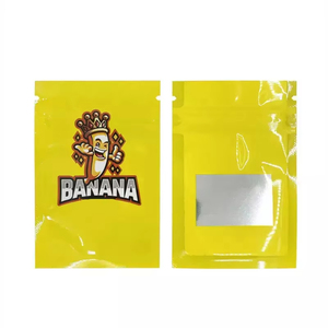 Sacchetti Personalizzati Neri Richiudibili con Tre Lati Sigillati per Caramelle Mini Buste in <span class=keywords><strong>PVC</strong></span> con <span class=keywords><strong>Finestra</strong></span> Trasparente e <span class=keywords><strong>Cerniera</strong></span> - Product Image 4