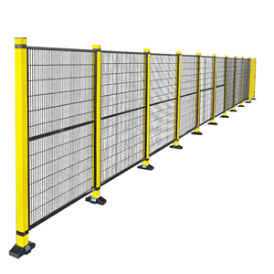 Valla robótica <span class=keywords><strong>de</strong></span> red <span class=keywords><strong>de</strong></span> aislamiento <span class=keywords><strong>de</strong></span> <span class=keywords><strong>aluminio</strong></span> con recubrimiento <span class=keywords><strong>de</strong></span> polvo amarillo negro para <span class=keywords><strong>taller</strong></span> - Product Image 4