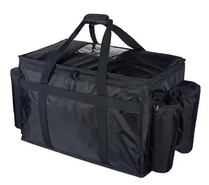 Insulated Food Delivery Bag with DIVIDER- Food Warmer Bag for Catering - Hot Cold Insulated Bag