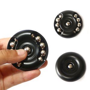 Anneau de décompression EDC en métal, style Fidget Spinner, avec perles Papa Bead, en alliage et plastique, pour le soulagement du stress, produit transfrontalier - Product Image 3