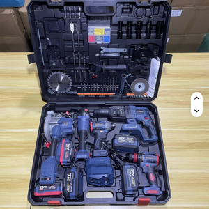 5pcs Set Combination Power Tool <b>Kits</b> Brushless Hammer Impact Drill Angle Cordless Wrench Portable Circular Saw Wkc-5 High-Qualit - Product Image 3