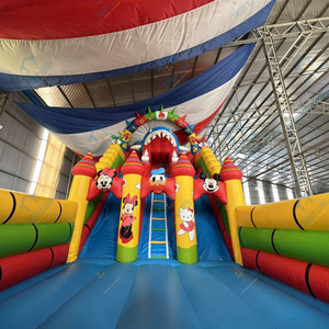 Aplicación de juegos de Vietnam, material de PVC, fácil de instalar, características de parques de atracciones, castillo inflable de payaso, 5m x 10m - Product Image 6