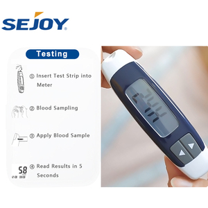 Compteur numérique Sejoy pour la surveillance du <span class=keywords><strong>glucose</strong></span> Source d'alimentation électrique pour la gestion du diabète - Product Image 5