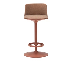 Silla de <span class=keywords><strong>Bar</strong></span> de Estilo Nórdico, Moderna, Ligera, de Lujo, Simple, de Diseño Personalizado, Giratoria, de Metal, para Sala de Estar, Recepción, Taburete Alto de Moda - Product Image 6