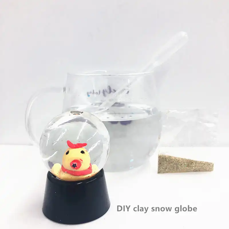 Amazon brinquedo educativo colorido, venda quente, kit de argila colorida, globo de neve
