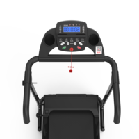 Tapis roulant pliable pour usage domestique 300 lbs avec haut-parleur, écran LCD multifonctionnel, équipement de fitness cardio pour la maison