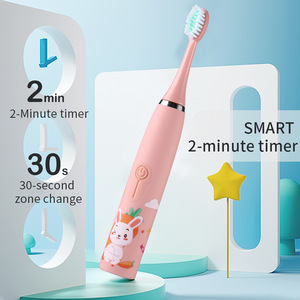 3-15세 어린이용 소닉 전동 칫솔, 만화 디자인, 부드러운 칫솔모, 휴대용 어린이 칫솔 - Product Image 4