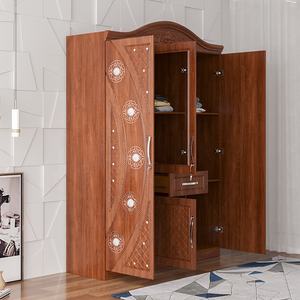 1500มิลลิเมตรไม้กล่องเก็บเฟอร์นิเจอร์3ประตูไม้ห้องนอนตู้เสื้อผ้าการออกแบบขนาดใหญ่ห้องนอนเฟอร์นิเจอร์ชุดการจัดเก็บ - Product Image 4