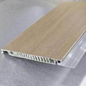 แผ่นอลูมิเนียมลายไม้แบบกำหนดเอง ขนาด 10 มม. แผ่นอลูมิเนียมรังผึ้งสำหรับตกแต่งผนัง - Product Image 2