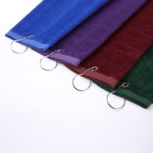 <span class=keywords><strong>Serviette</strong></span> de Golf en velours éponge 100% coton, 16x26, vente en gros - Product Image 6