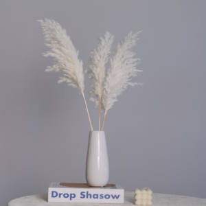 Ventas calientes Flores decorativas para el hogar Hierba de Pampa seca alta 45 cm para decoración de bodas - Product Image 4