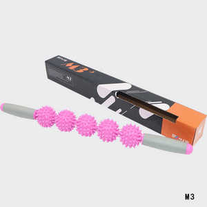 Rueda de masaje Stick Hedgehog Ball Relax Masaje muscular Deportes Masaje corporal para músculo Cuerpo Relax yoga fitness Roller Stick - Product Image 3