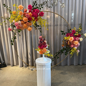 New Arrival Elegant Modern Wooden Pedestal Display <b>Stand</b> | Wholesale Party Event <b>Plinth</b> for Cake Floral Balloon Decorations - Product Image 4