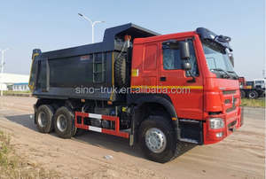 HOWO côté avant levage U forme <span class=keywords><strong>20m3</strong></span> camion benne minier 10L moteur Diesel camion de Transport de sable - Product Image 6