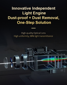 Feelwow TS-7 Android 13 xách tay video chiếu LCD 4K rạp chiếu phim chiếu với Wifi BT video thông minh máy chiếu - Product Image 3