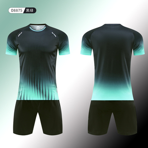 Ensemble de shorts de sport unisexe personnalisable grande taille en polyester respirant pour l'été, uniforme de football taille XL, techniques d'impression - Product Image 1