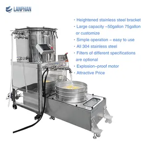 LANPHAN новый модернизированный 75 галлонов ледяной холодной воды экстракционный сепаратор без растворителя