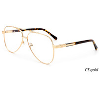 Gafas de Metal Modernas y a la Moda de FEROCE China, Monturas Ópticas de Vidrio, Nuevo Diseño