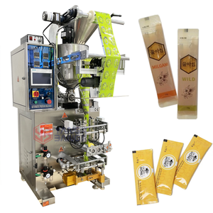 Machine <span class=keywords><strong>de</strong></span> remplissage et d'emballage verticale automatique pour sachets <span class=keywords><strong>de</strong></span> 20g <span class=keywords><strong>de</strong></span> sauce ketchup, miel, gelée <span class=keywords><strong>de</strong></span> fruits et liquides en stick - Product Image 1