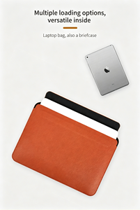 Factory Price Custom Design Waterproof Slim Light 11inches Pu Leather <b>Laptop</b> Bag Protective case - Product Image 4