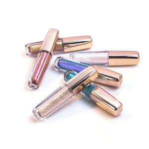 Biểu tượng tùy chỉnh Chrome Tắc Kè Hoa Eyeshadow long lanh Ánh sáng thay đổi màu duy nhất lỏng bóng mắt với kết thúc sáng bóng - Product Image 4