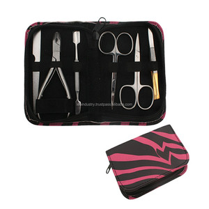 Hot Sale <b>Manicure</b> Pedicure Set With Nail Scissor, Clipper, Nipper, Pusher, File, Cleaners & Beauty <b>Tweezers</b> - Product Image 4