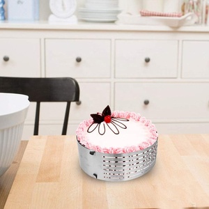 Moule à gâteau rond en acier inoxydable, Mini anneau de cuisson avec poussoir, Mousse pâtisserie, <span class=keywords><strong>petit</strong></span> gâteau, anneau à tarte pour Dessert - Product Image 4