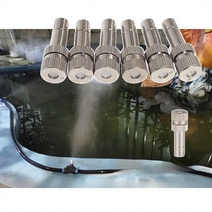 Boquilla de Cobre Niquelada Personalizada de 0.5mm, Salida de Baja Presión, Atomización Rápida, Niebla Fina, Humidificación, Eliminación de Polvo - Product Image 1