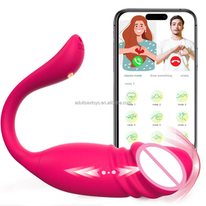 Dildo Realista con Empuje Controlado por App Vibrador Vaginal Anal y de Clítoris Juego Sexual para Parejas Vibrador para Panti Juguetes Sexuales para Mujer - Product Image 1