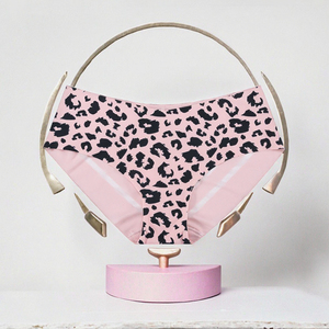 Slip da Donna Leggeri in Seta Ghiaccio con Stampa Leopardata, Asciugatura Rapida, Traspiranti, Invisibili e Senza Cuciture, <span class=keywords><strong>5</strong></span> Colori, <span class=keywords><strong>Taglia</strong></span> M/L - Product Image 2