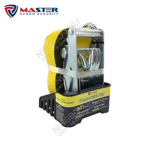 2 "X 15 '1667lbs Wll 5000lbs Force de rupture Heavy Duty J Hook Ratchet Down Straps - Product Image 2