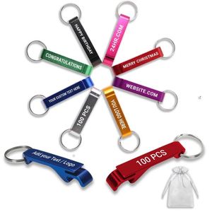 Custom Metal <b>Keychain</b> Bottle Opener, Set of Metal Marketing <b>Keychain</b> Party Favors, <b>Personalized</b> Bottle Opener - Product Image 4