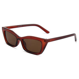 Lunettes de soleil œil de chat QY4259 unisexes, monture PC, protection UV400, mode, voyage, conduite - Product Image 1