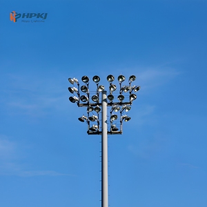 เสาไฟ LED กำลังสูง 1200W/2400W สำหรับสนามกีฬาและถนนกลางแจ้ง มาตรฐาน IP66 ตัวโคมอลูมิเนียม รับประกัน 5 ปี พร้อมลำแสงส่องสว่าง - Product Image 2