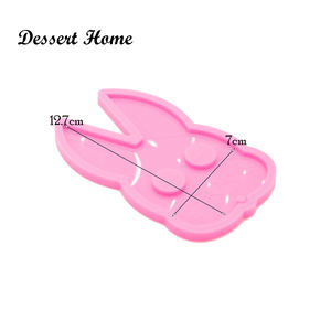 DY0811 FAI DA TE Super-Lucido Grande Cervo, coniglio & Pig auto-difesa Stampo In Silicone per il Portachiavi-resina epossidica Craft Stampo-FAI DA TE Stampo In Resina - Product Image 4