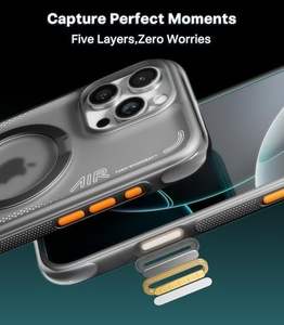 เคสโทรศัพท์ AERMY Ostand Q3 ลายสัตว์ ดีไซน์ PC TPU ป้องกัน 360 องศา ป้องกันการตกกระแทก พร้อมช่องควบคุมกล้อง ดูดซับแรงกระแทก - Product Image 3