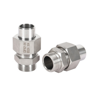 High Quality Type B Stainless Steel Screw-In Flat Shoulder Tapered Threaded <b>Pipe</b> Fittings Wholesale Parts & Accessories - Product Image 1