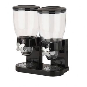 Double Barrel Cereal Machine Kitchen Miscellaneous Grain Storage Tank Oat & Dried Fruit Storage 1pcs Min Order Food Distributor - Product Image 1