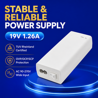 Injecteur PoE Gigabit 24W 35W 54W 90W 19V 48V 54V 56V Ieee 802.3at AC DC Adaptateur d'alimentation PoE pour caméras IP, points d'accès et équipements