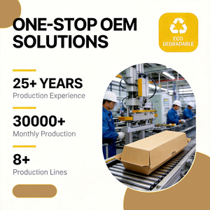Caja de Papel Kraft Marrón para Hamburguesas con Tapa para Llevar, Envases de Alimentos Resistentes a la Grasa de Alta Calidad para Entrega a Domicilio - Product Image 6