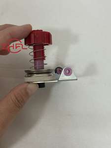 Tendeur à ressort en métal pour machines textiles, tendeur à capuchon rouge pour métier à tisser en céramique, tendeur de fil - Product Image 4