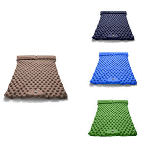 Matelas de camping gonflable double Woqi, rectangulaire, pour 1-2 personnes, résistant à l'humidité, pour la randonnée et les activités de plein air - Product Image 1