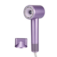 Sèche-cheveux électrique numérique intelligent à grande vitesse 1600W avec écran LCD, professionnel, avec diffuseur et ionique pour le coiffage des cheveux bouclés, usage domestique