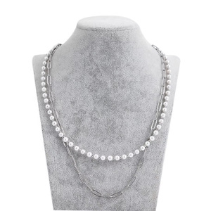 Cadena de Capas Personalizada para Mujer, Regalos para Chicas, Joyería de Acero Inoxidable con Dijes, Joyería con Cuentas para Aniversario - Product Image 1