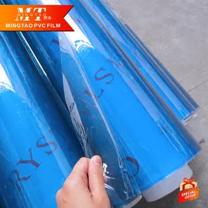 Matériau d'emballage en plastique Film PVC flexible transparent Feuille de PVC imperméable transparent